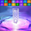 Lámpara de Lujo Crystal Light 16 Colores